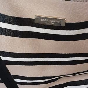 Striped kate spade bag